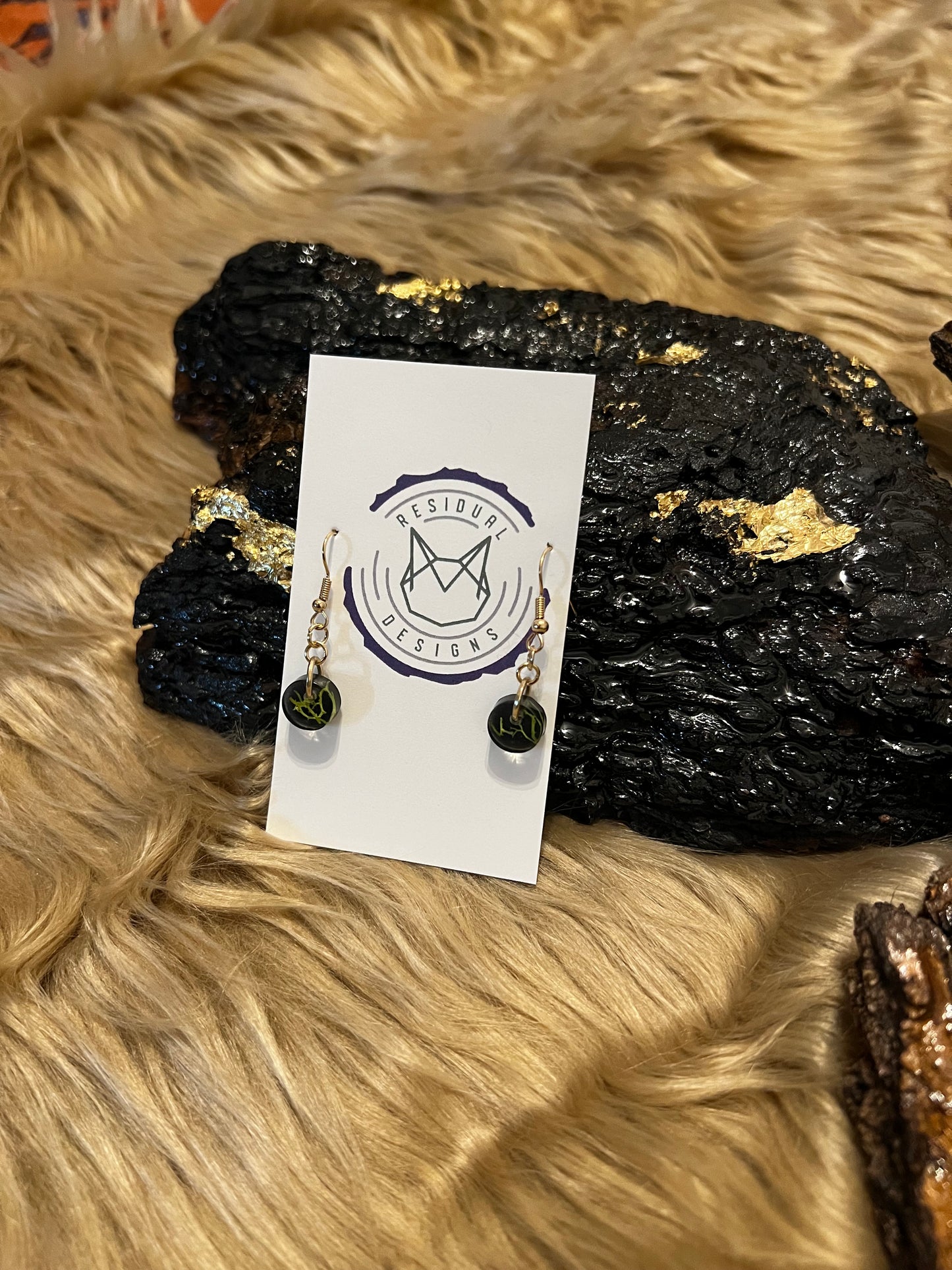 Earrings buy 2pair black (different styles)