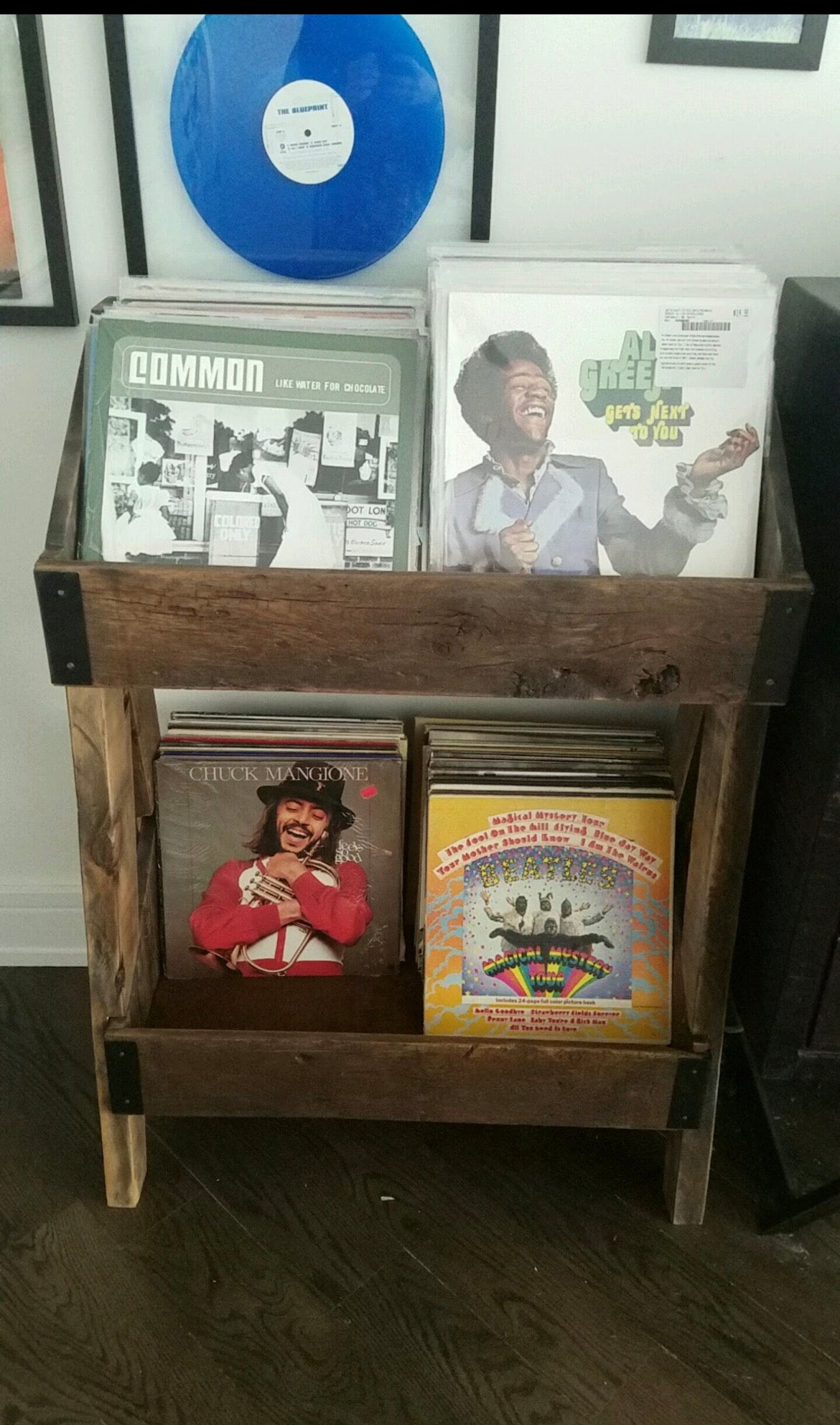 Vinyl Record Holder Reclaimed