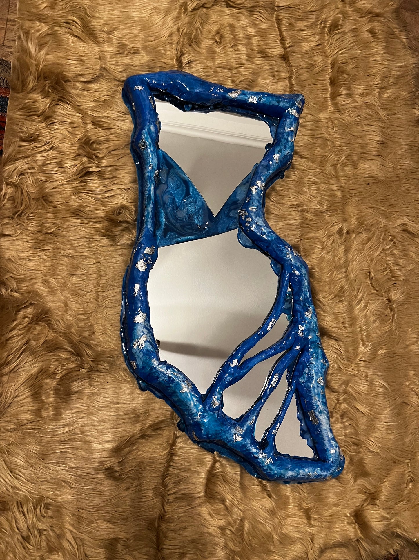 Mirror Woman silhouette epoxy