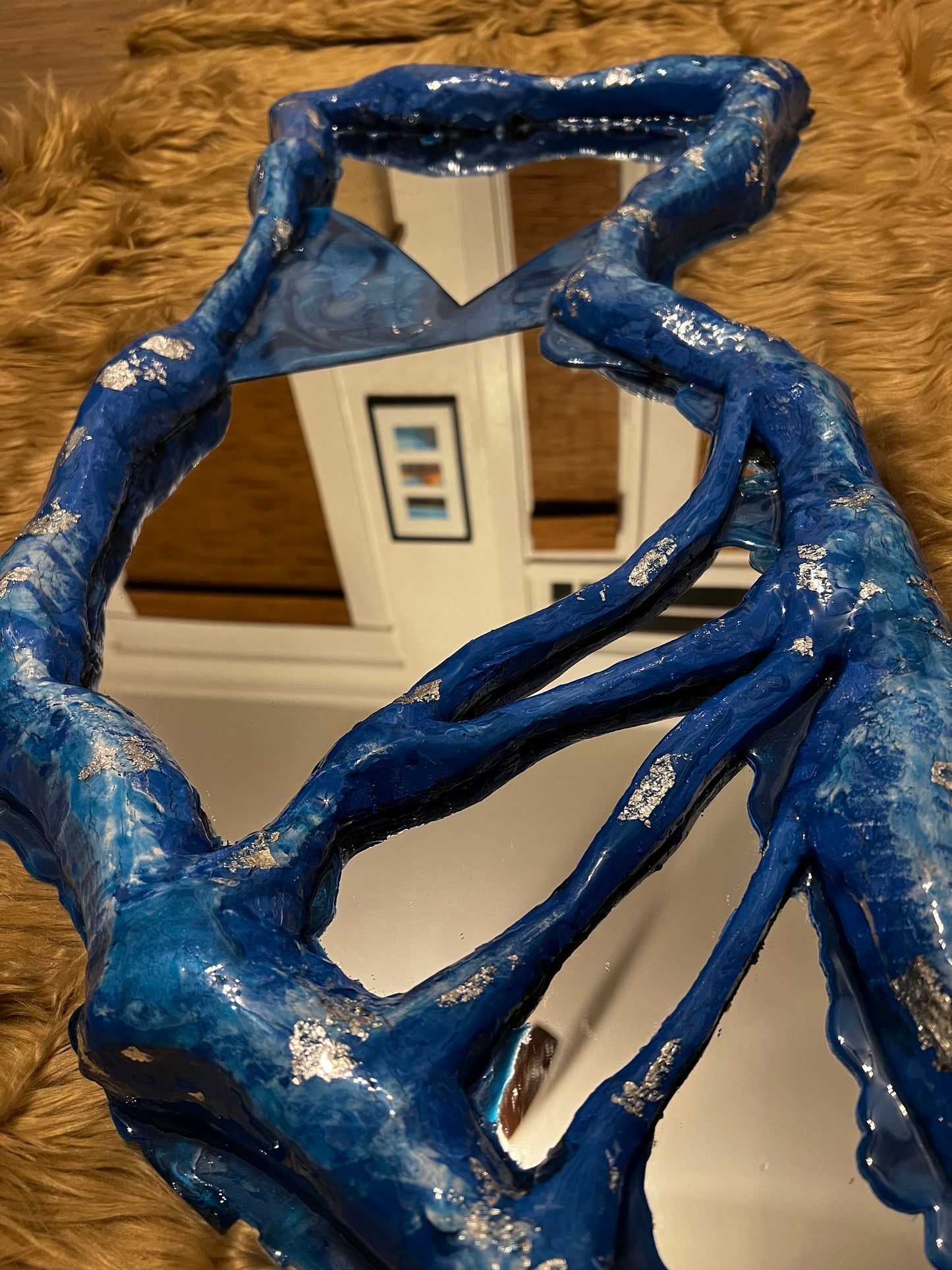 Mirror Woman silhouette epoxy