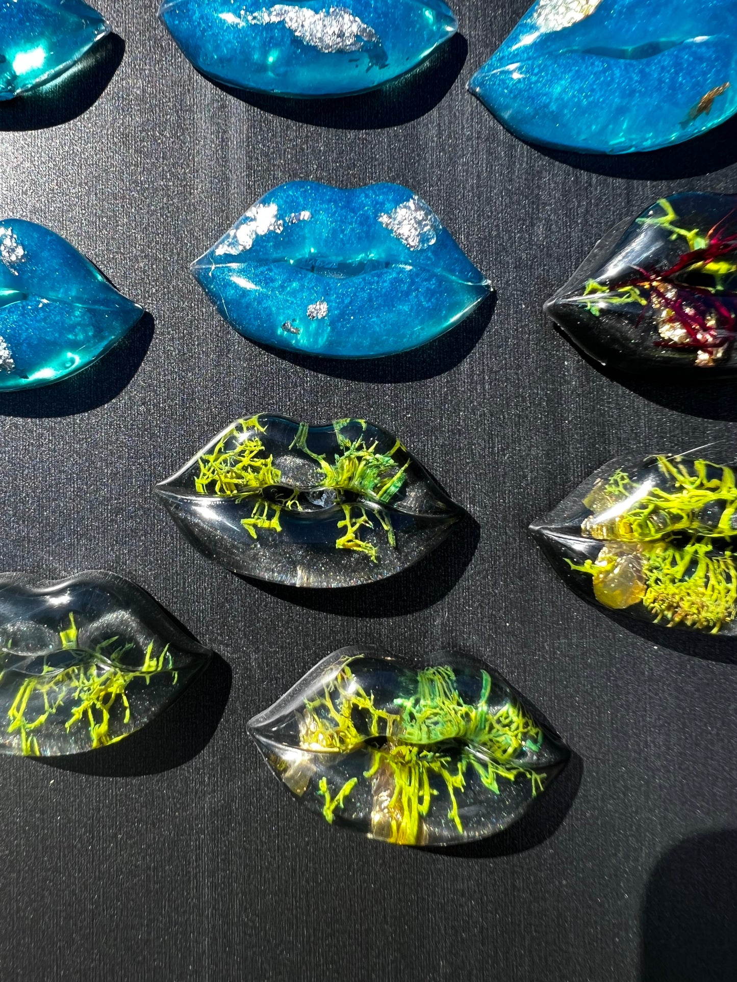 Magnet epoxy clear moss